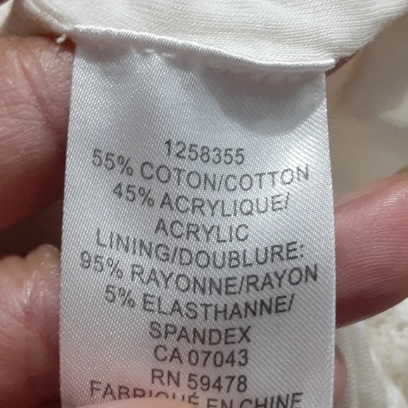 House of Harlow 1960 Cream White  Ruffle Flare Dress Women's Size S Cottagecore - Picture 10 of 10